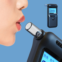 Digital Alcohol Breath Tester Accurate LCD Display Portable Breathalyzer Drunk Driving Analyzer for Personal & Professional Use