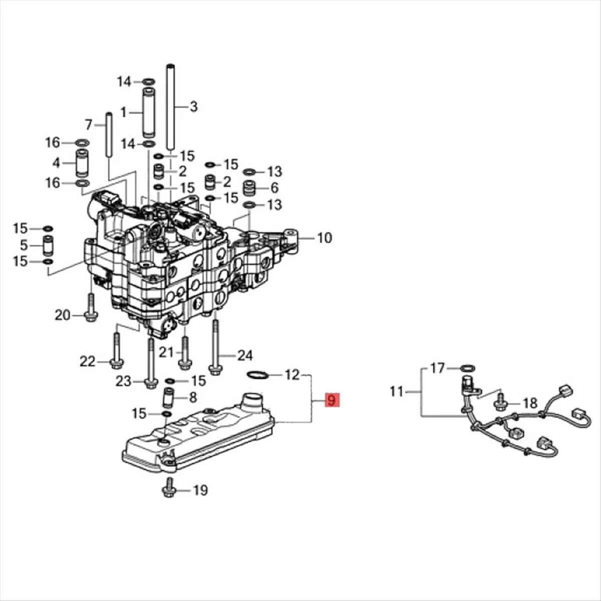 Super Sale 25420-5x9-003 Suitable for Honda Civic Accord HRV CRV Gearbox Filter Kit Oil Filter