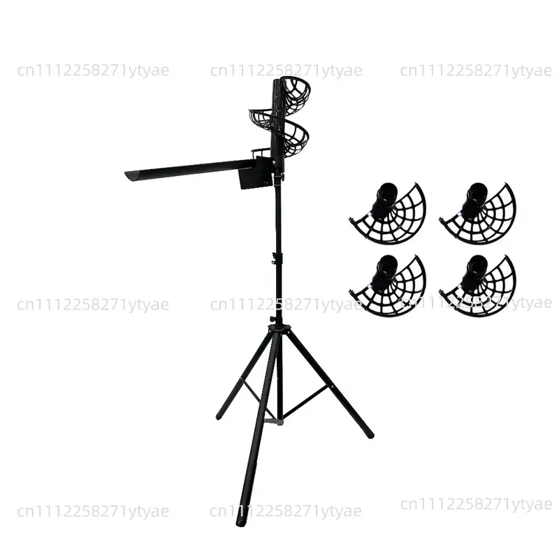 Ball Launcher Tennis Ball Machine Adjustable Height Automatic Swing Ball Machine