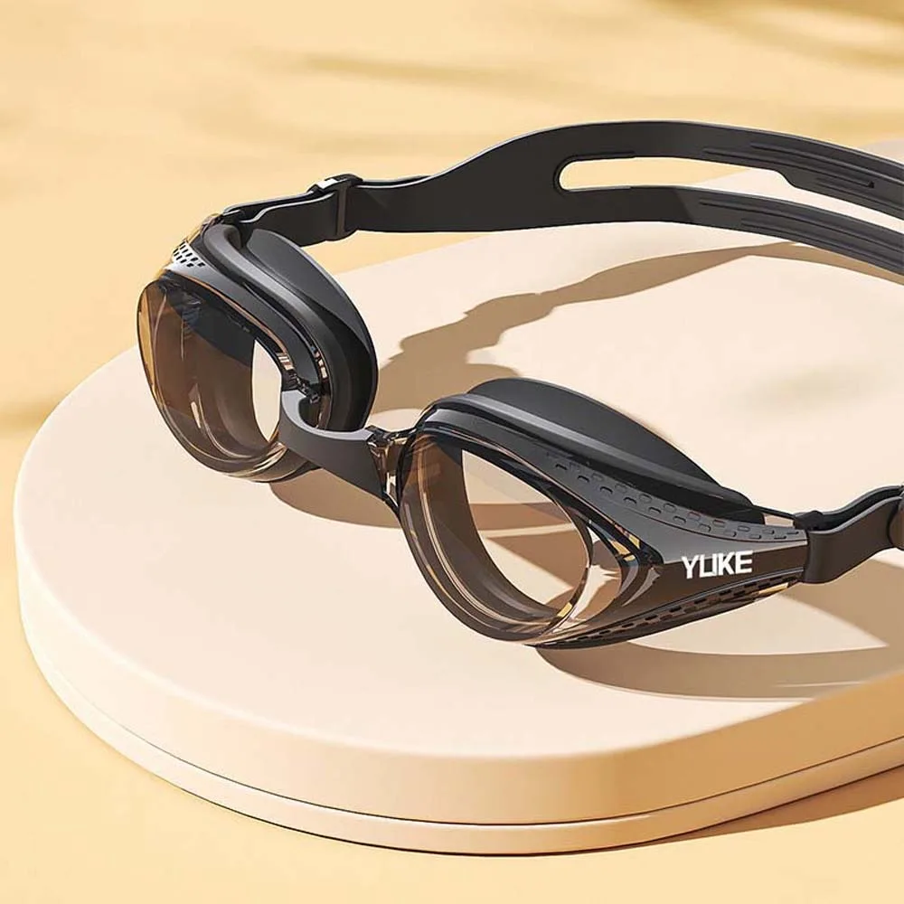 

Waterproof Swimming Goggles Detachable Nosepiece TPU Big Frame Contrast Color Swim Glasses HD Lens Adjustable