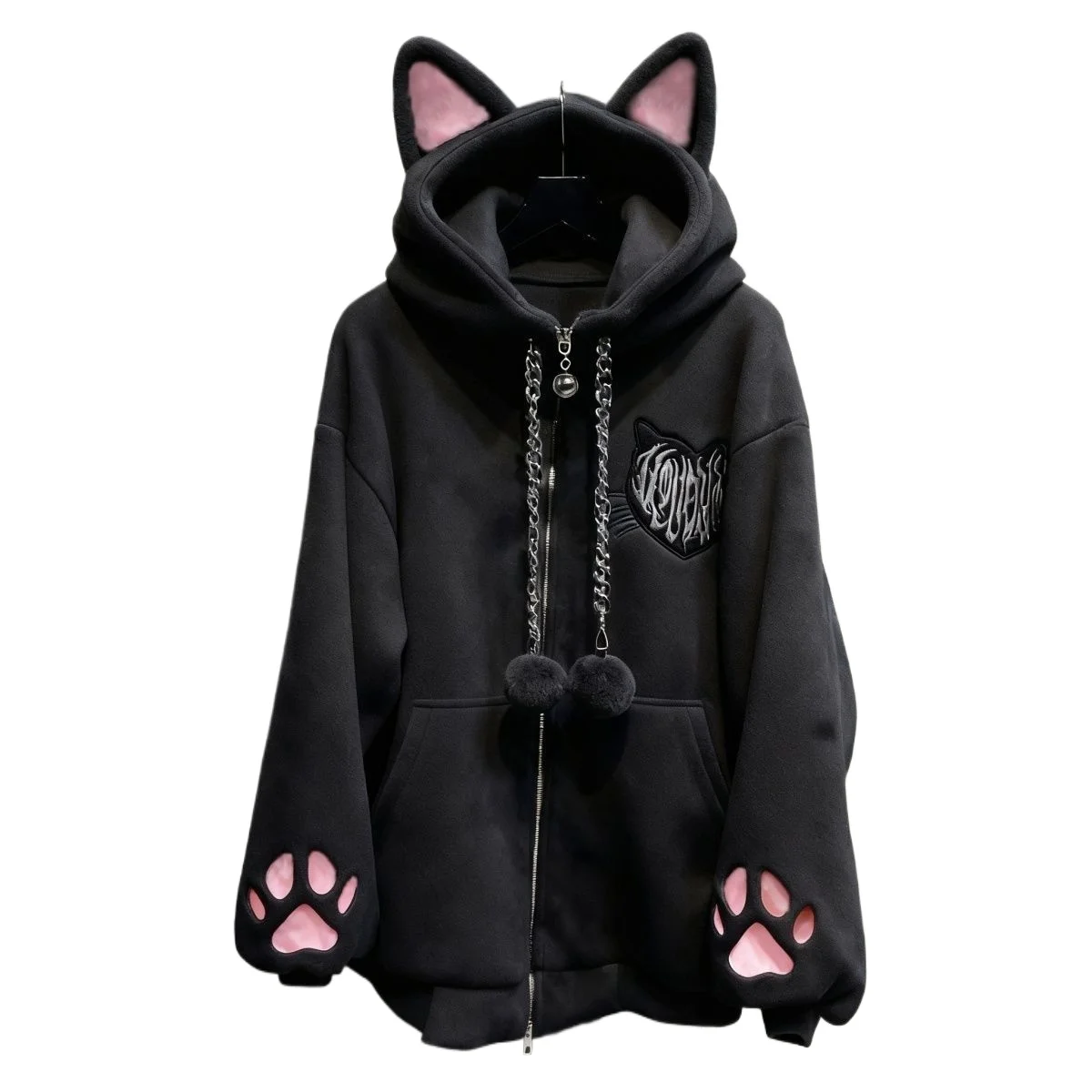 Women Coat Cute Cat…
