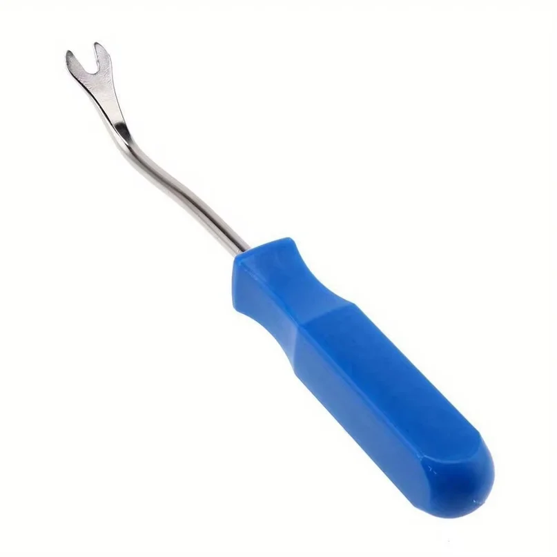 Car Removal Tool Blue Car Door Trim Panel Fastener Nail Puller Removal Open Pry Tool Clip Plier Quickly Remove