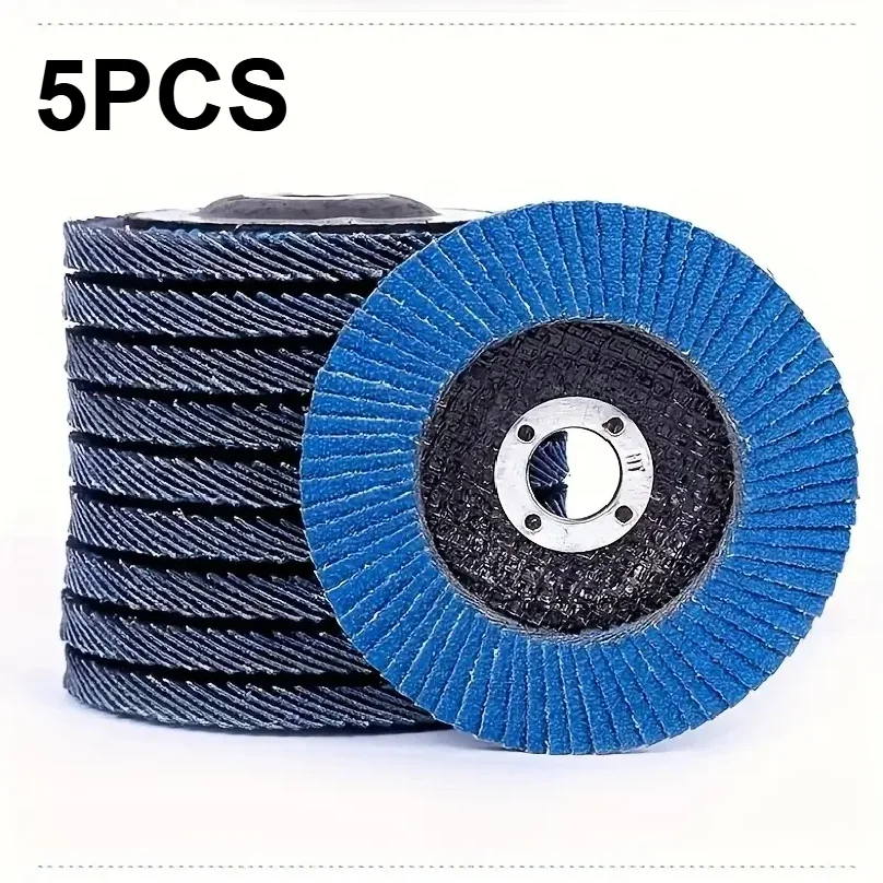 

XMSJ 5PCS 115*22mm Zirconia Corundum Flap Disc Sanding Polishing Wheel Abrasive Grinding Sheet for Stainless Steel Metal Polishi