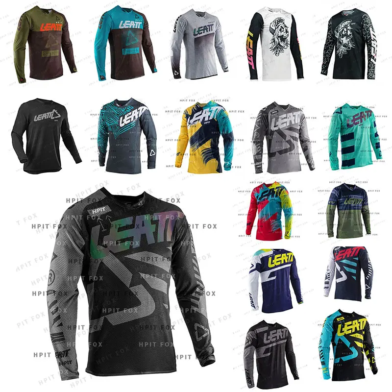 Men\'s Motocross Cycling Jersey MTB Motocross T-Shirt Quick-Dry Breathable Downhill Jersey