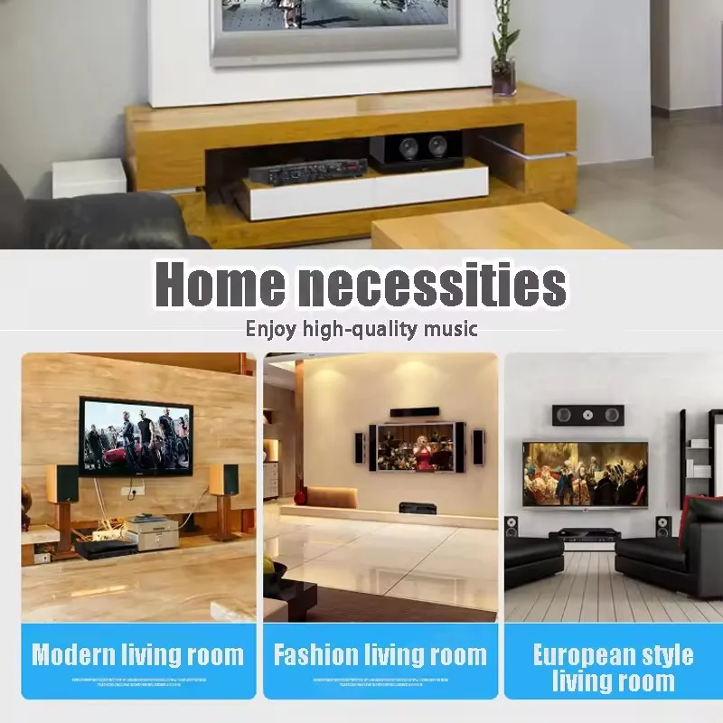 SUNBUCK AV-298BT مرحبا فاي مضخم صوت رقمي 110 فولت/220 فولت المدمج في بلوتوث 5 قناة مكبر كهربائي المسرح المنزلي FM SD USB أمبير