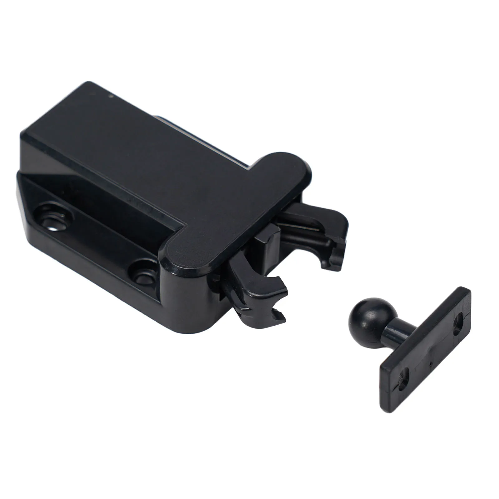 High Quality Catch Latch Push To Open Release 4pcs ABS Beetles Drawer Black Cabinet Latch Catch Touch Cupboard Doors