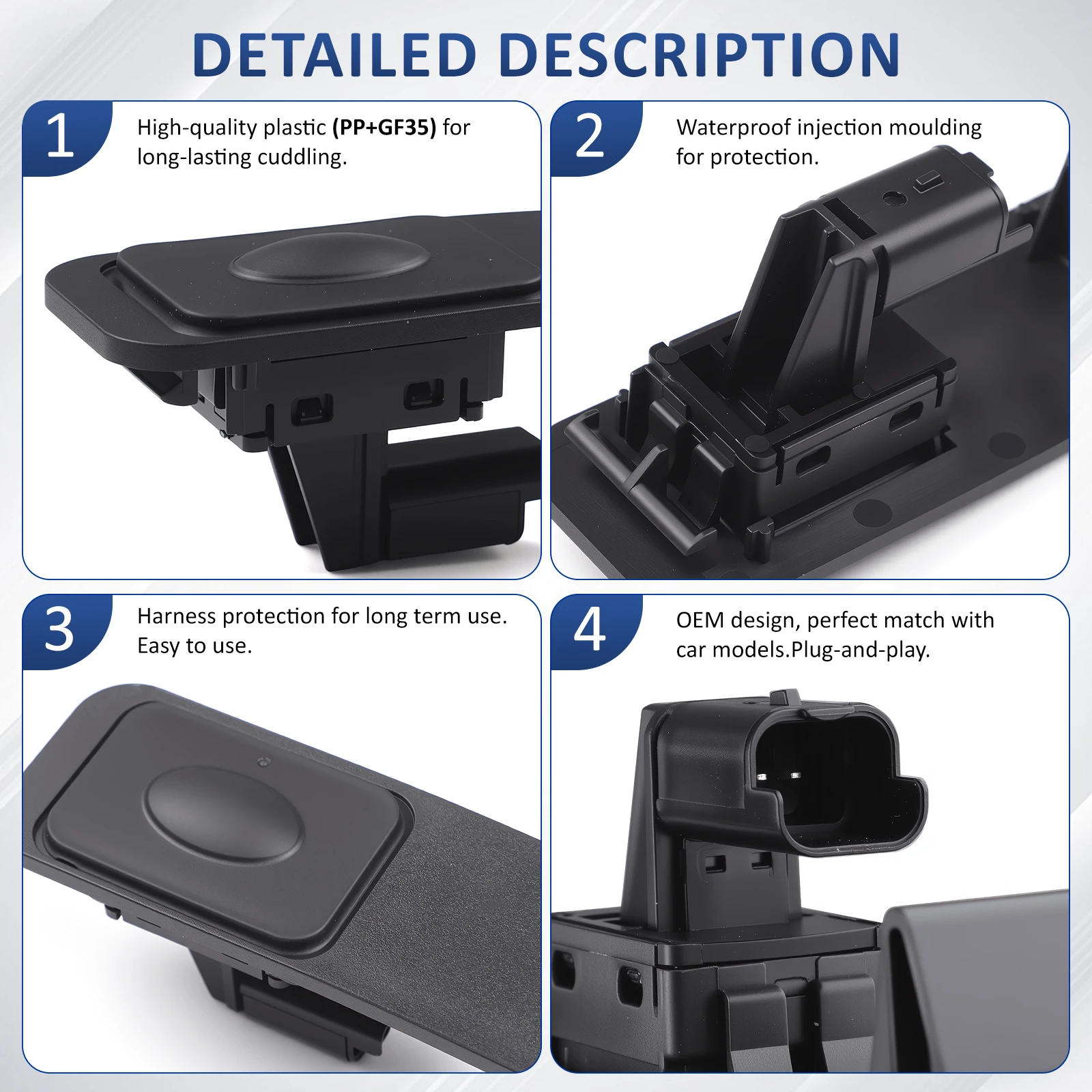 

New Boot Hood Button Handle Tailgate Rear Trunk Release Switch For Renault Fluence 2013 Megane II MK2 Car Accessorie 906061562R