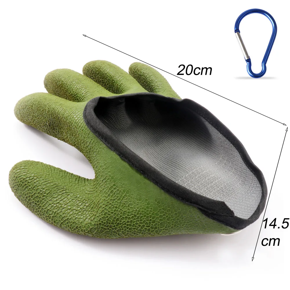 Angelhandschuhe, Vollfinger, wasserdicht, zum Fangen von Fischen, rutschfest, langlebig, gestrickt, für die Arbeit, schnittfester Handschuh, Karpfen, Outdoor, schützende Handbekleidung