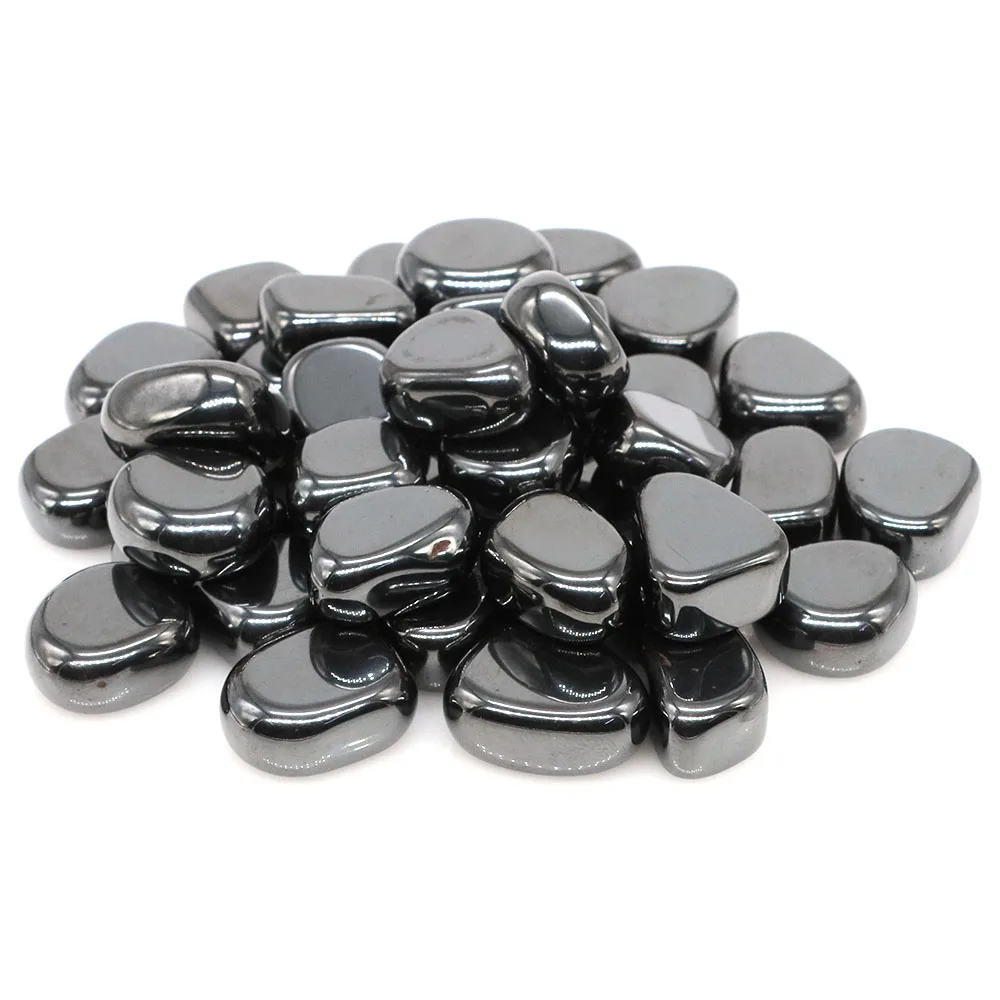 Natural Hematites Tumbled Stones Chakra Healing Crystals Gems Mineral Magnetic Therapy Care Loss Weight Slimming Home Room Decor