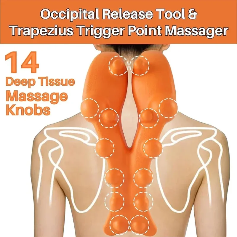 Dispositif d'étirement du cou et du dos, relaxation de la colonne vertébrale, traction lombaire des vertèbres cervicales, planche de massage droite du dos, attelle de soins de santé