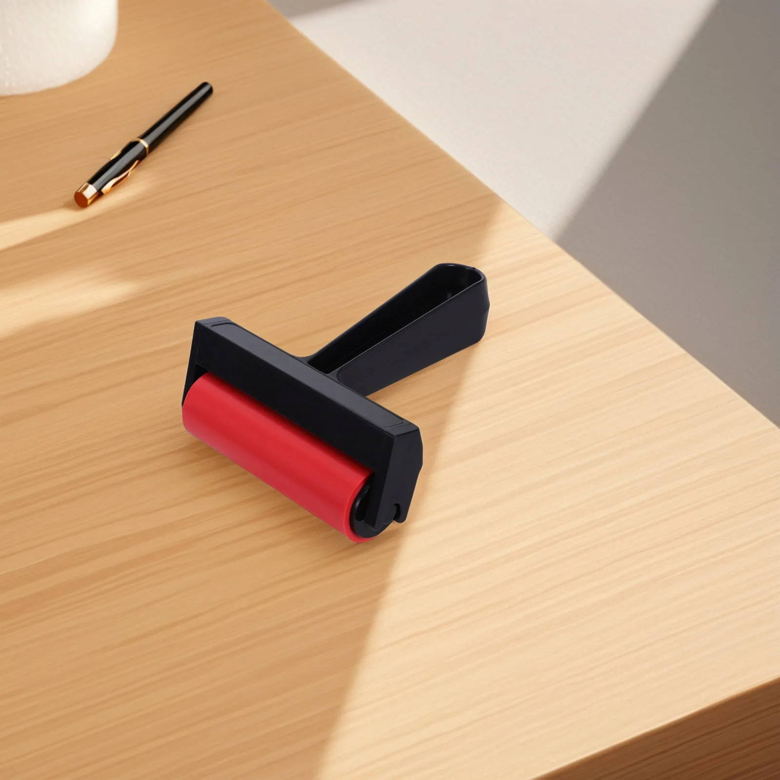 ลูกกลิ้งยางสำหรับงานพิมพ์ งานฝีมือ DIY เครื่องมือขนาดเล็กแบบมือถือสำหรับเด็ก อุปกรณ์ศิลปะ สำหรับงานพิมพ์ภาพขนาดเล็ก