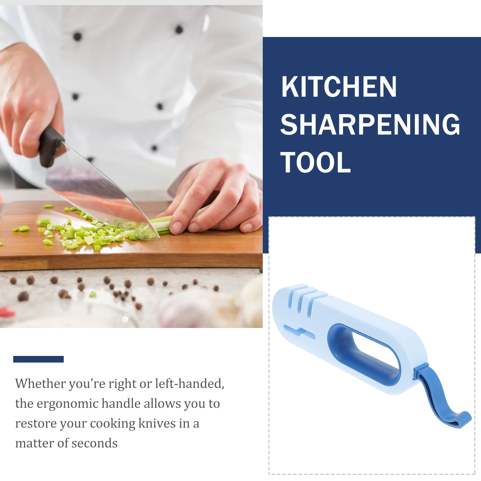 

Knife Sharpener H held Tool for Scissors Knives Sharpening Compact Storage Quality Material