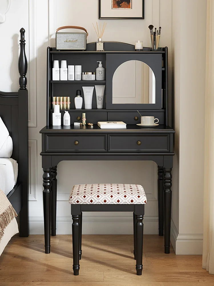 Storage Dresser Integrated Makeup Mirror Hide 2025 New