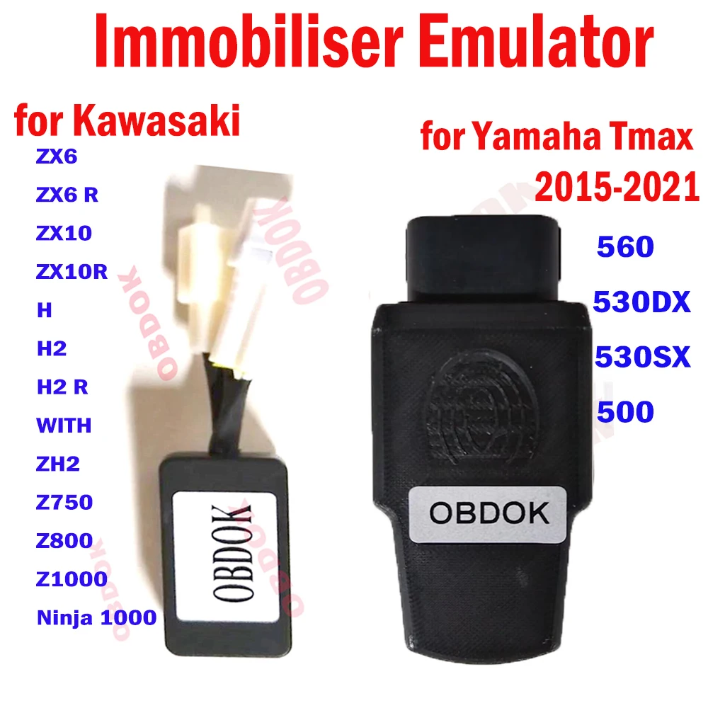 

Immobiliser Emulator Emergency Start For YAMAHA TMAX Motorcycles for Kawasaki Emergency start module 530 560 2015-2021