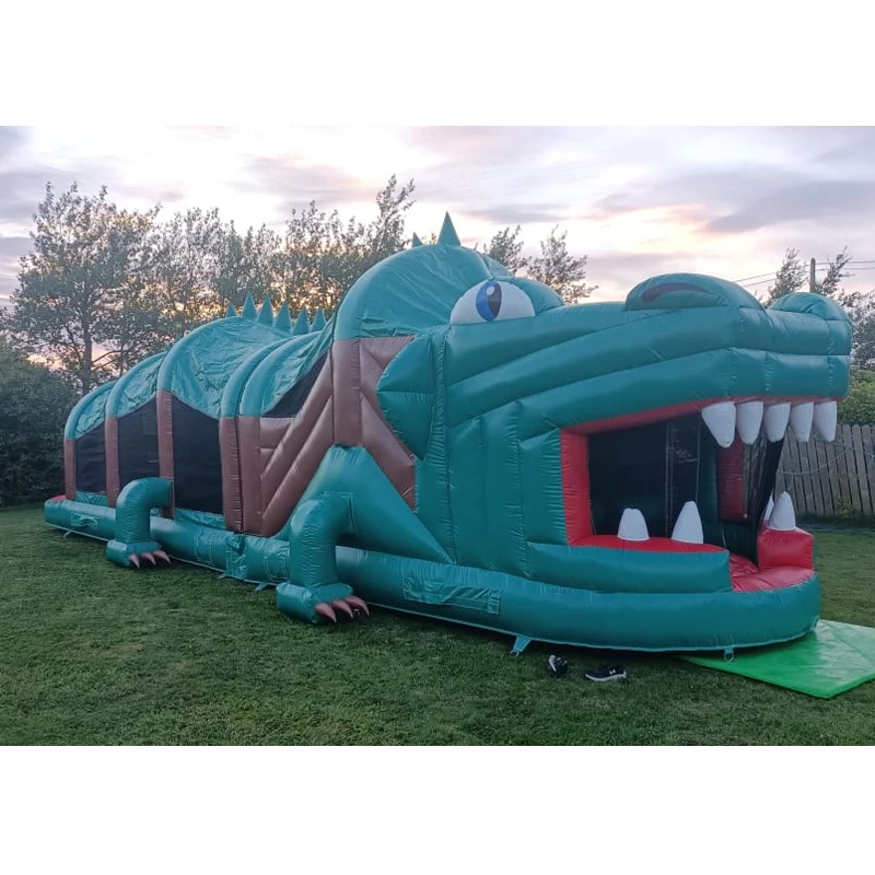 Customizable Animal Shaped Inflatable Obstacle Course Game Inflatable Obstacle Course Castle