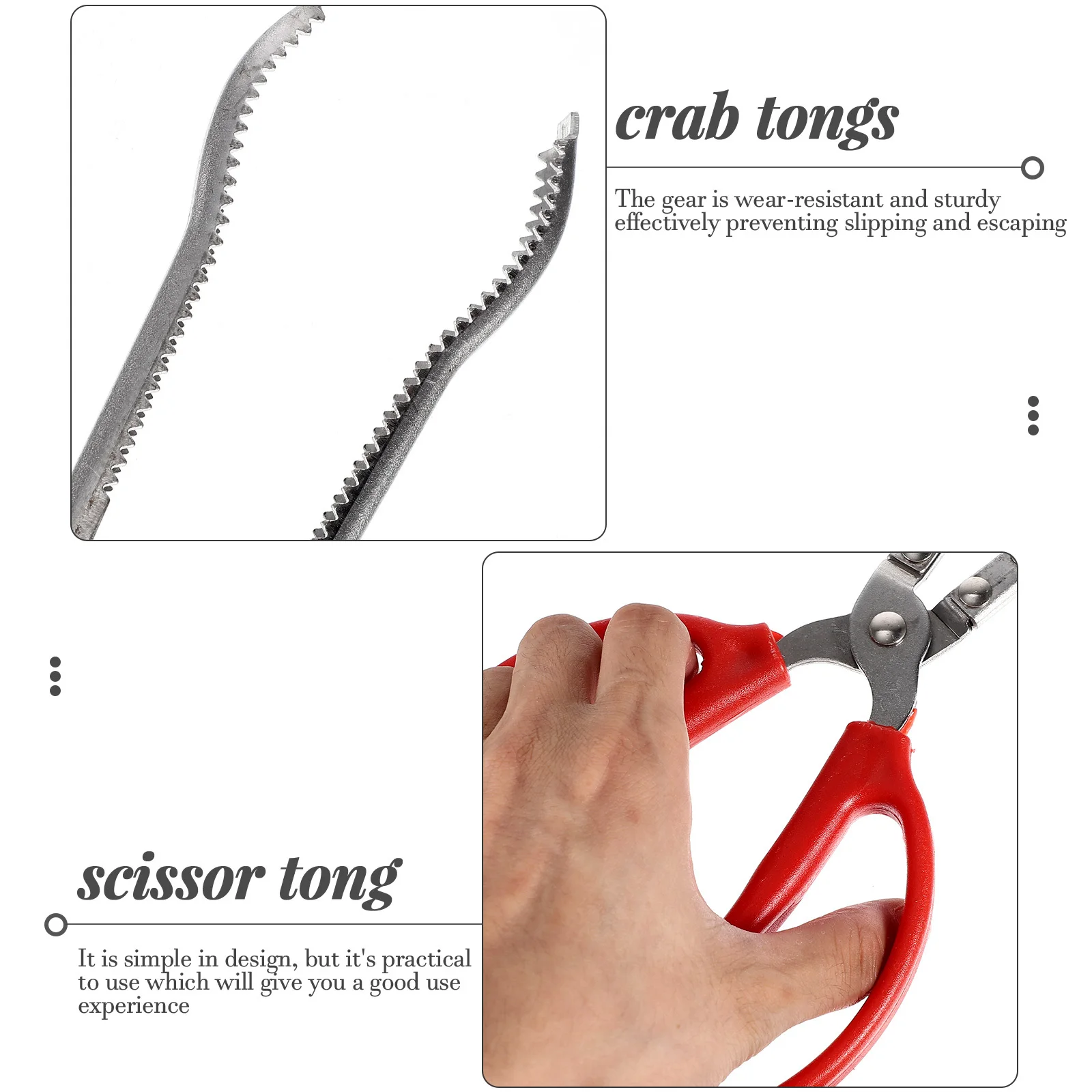 Herramienta de captura de Clip de pescado largo multifunción para cangrejo, barro, Anguila de pescado, pulpo, antideslizante, resistente al desgaste, portátil, para el hogar y al aire libre