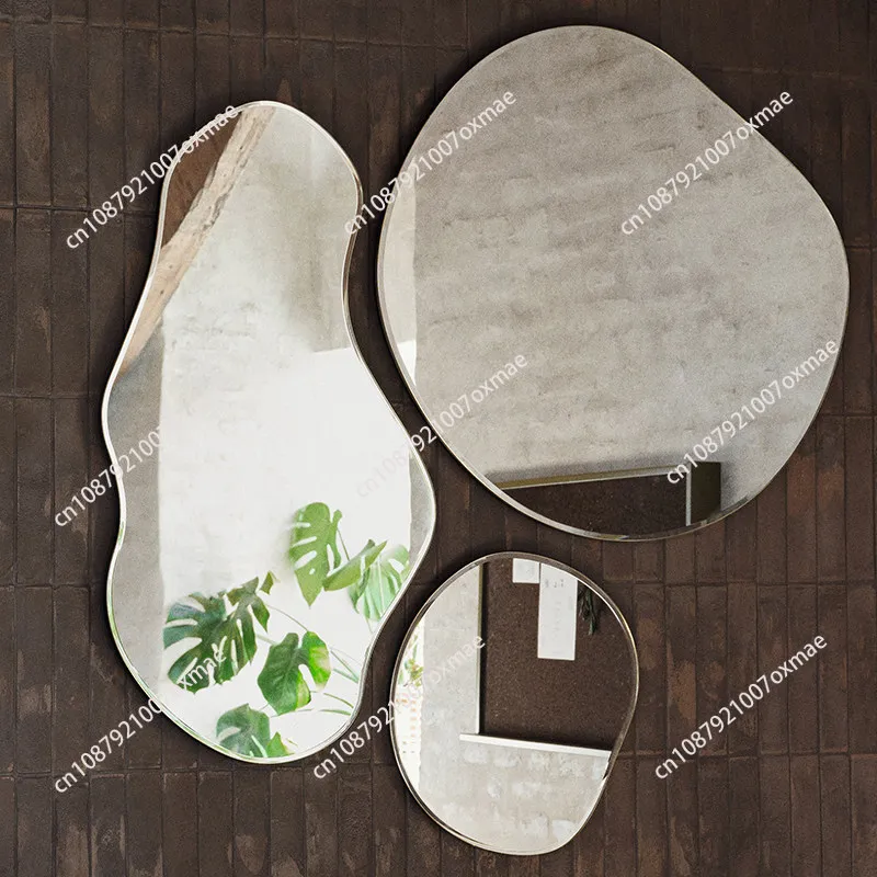 Lake Mirror Special-shaped Wall  Bathroom Porch Mirror Wall Decorative Mirror