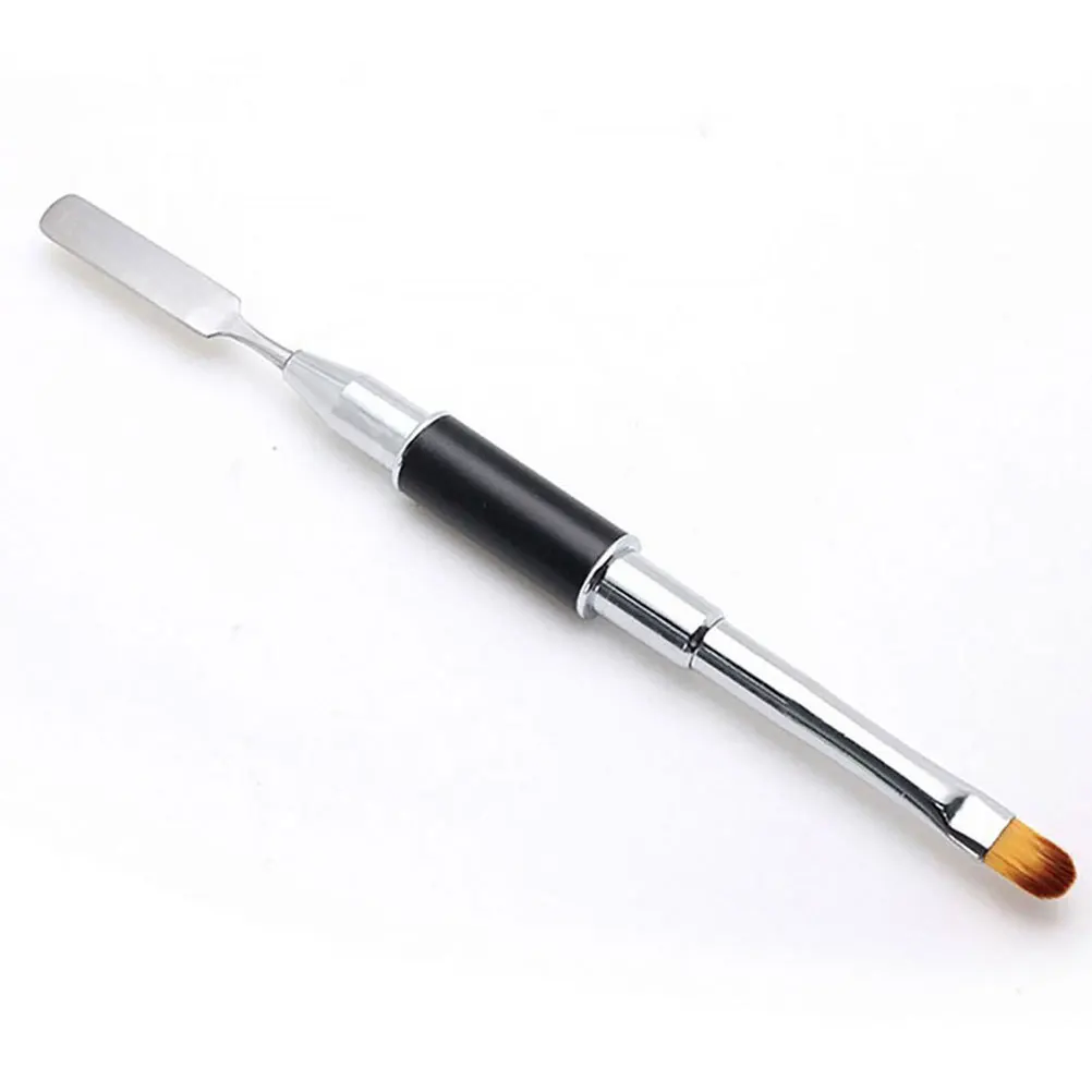 1세트 연장 네일 세트 화이트 매니큐어 아트 도구 홈 DIY 네일 장식 스텐실 키트 매니큐어 연장 스텐실