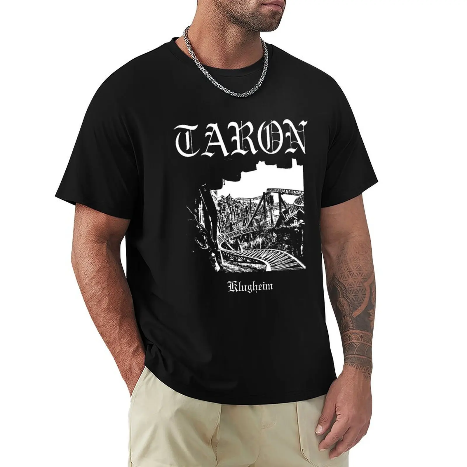

Taron - Launch Coasterino in Black Metal T-Shirt custom t-shirts blue archive mens vintage t shirts