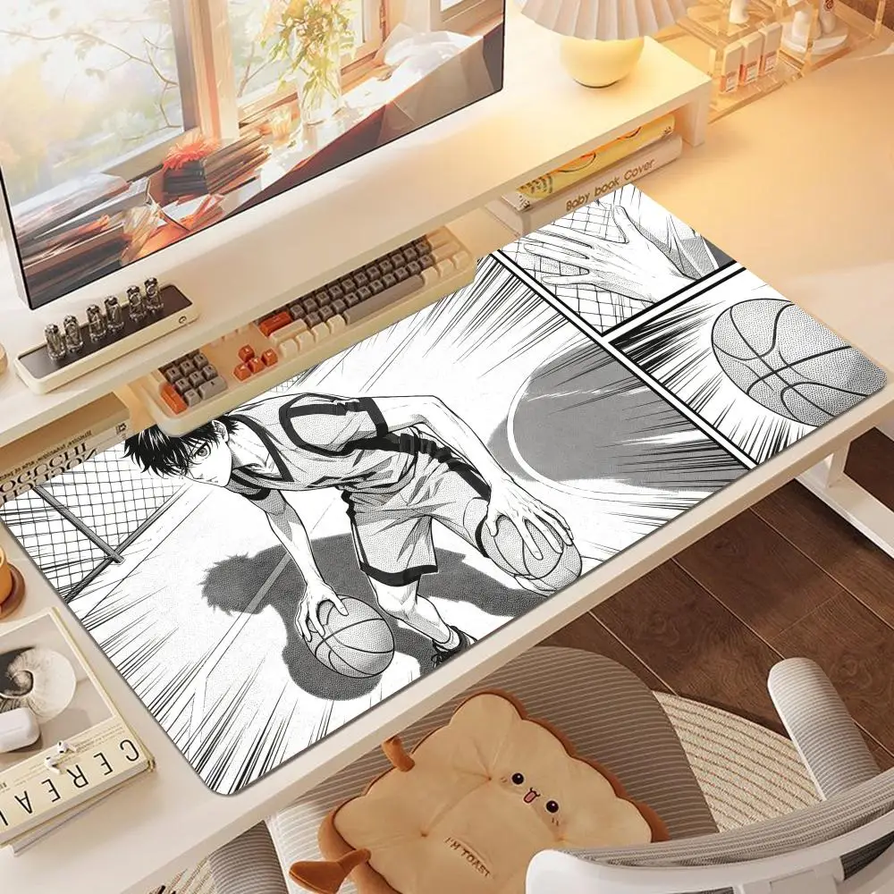 Good Morning Sweetie Croissant Cookie Design Precision Gaming Mouse Pad Natural Rubber Non-Slip Large Size For Desktop