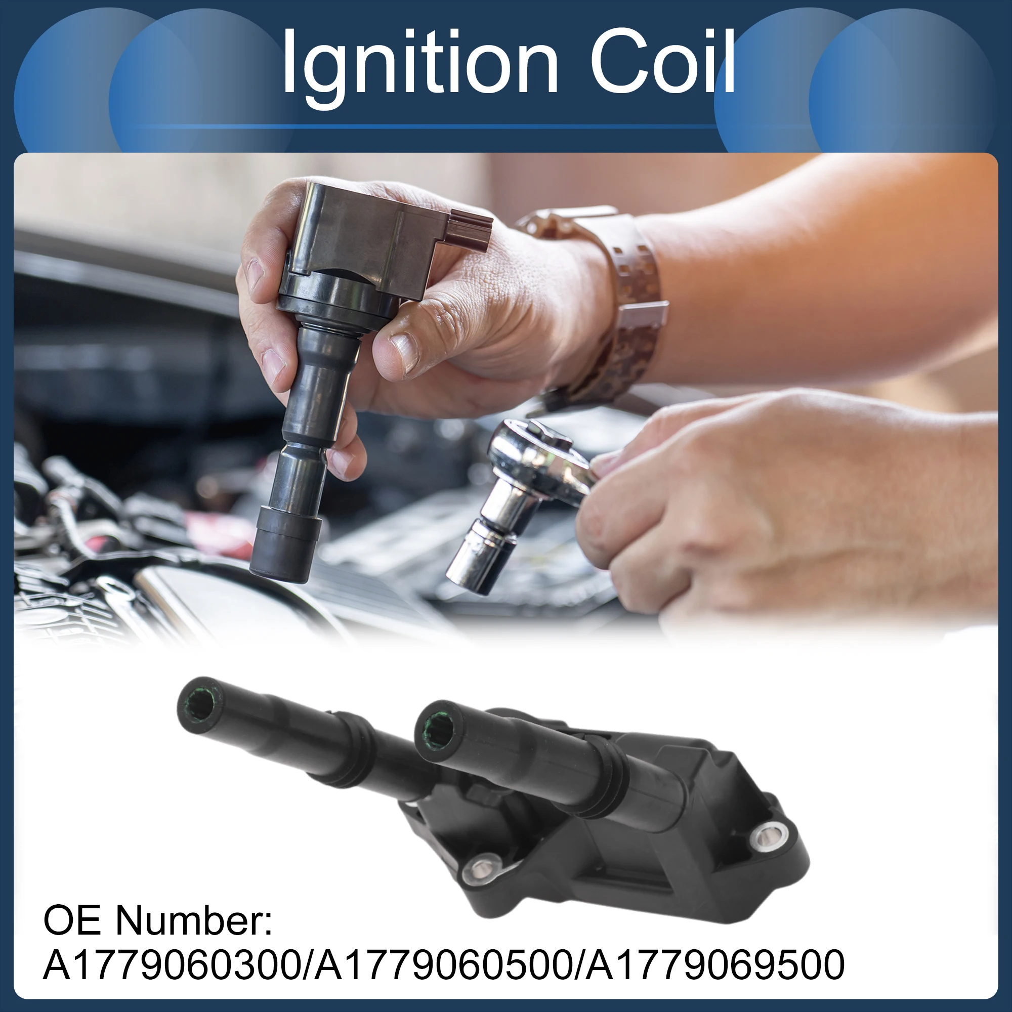 

UXCELL Ignition Coil Ignition Coil Pack No.A1779060300 for Mercedes-Benz for AMG GT