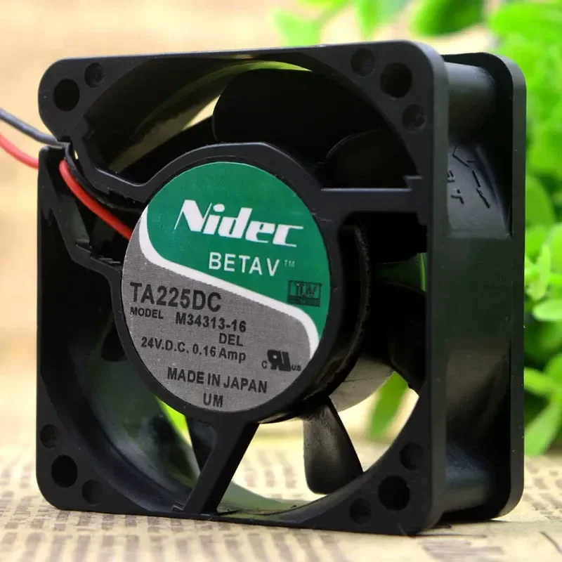 Original NIDEC TA225DC M34313-16 Inverter Fan for 24V 0.16A 6CM 6025