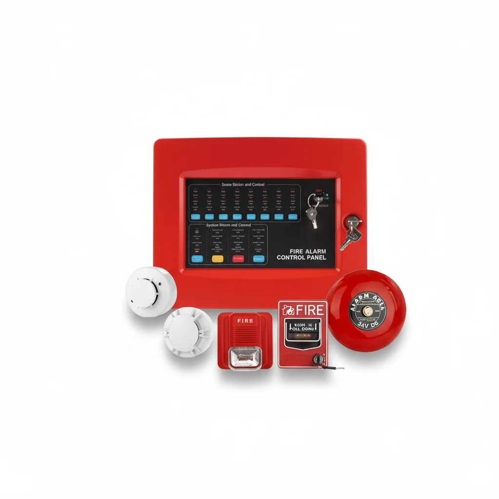 20 Detectors 1,2,4,8 Zones Alarm System Multi Line Controller System Addressable Control Panel
