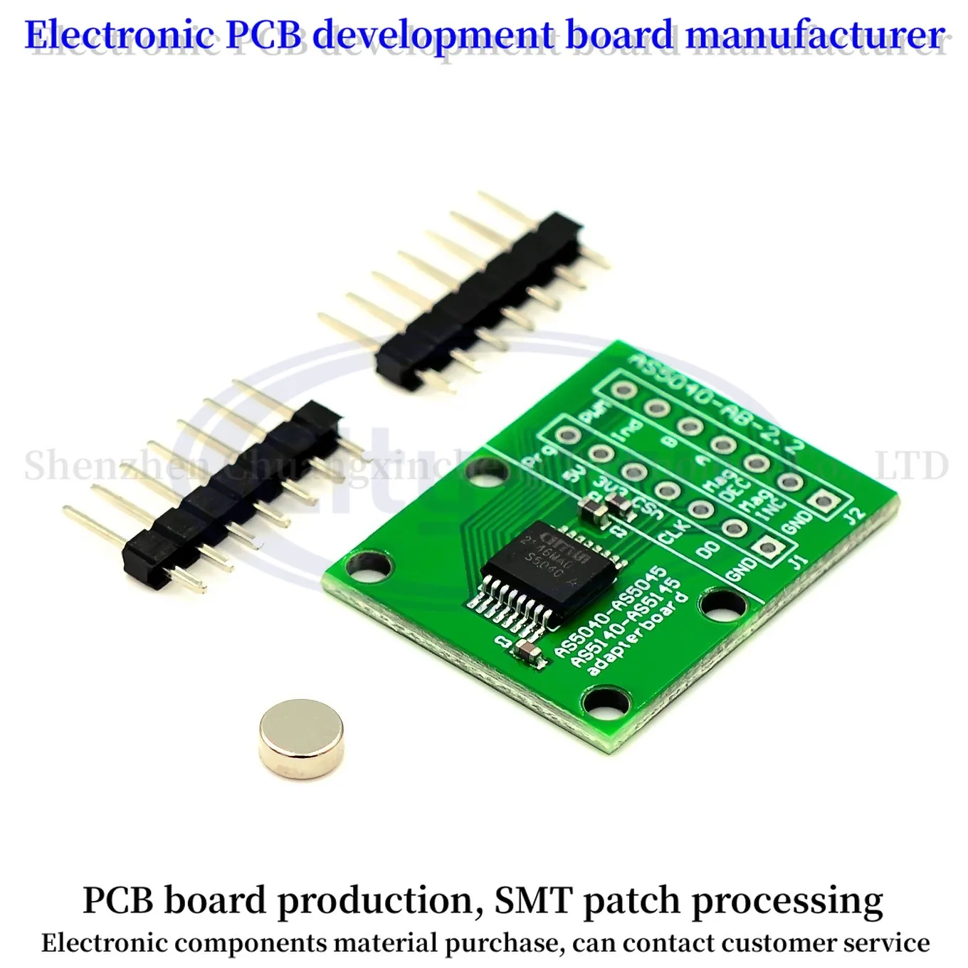 AS5040-ASST AS5040 Programmable contactless magnetic rotary encoder sensor module replaces optical encoder for arduino