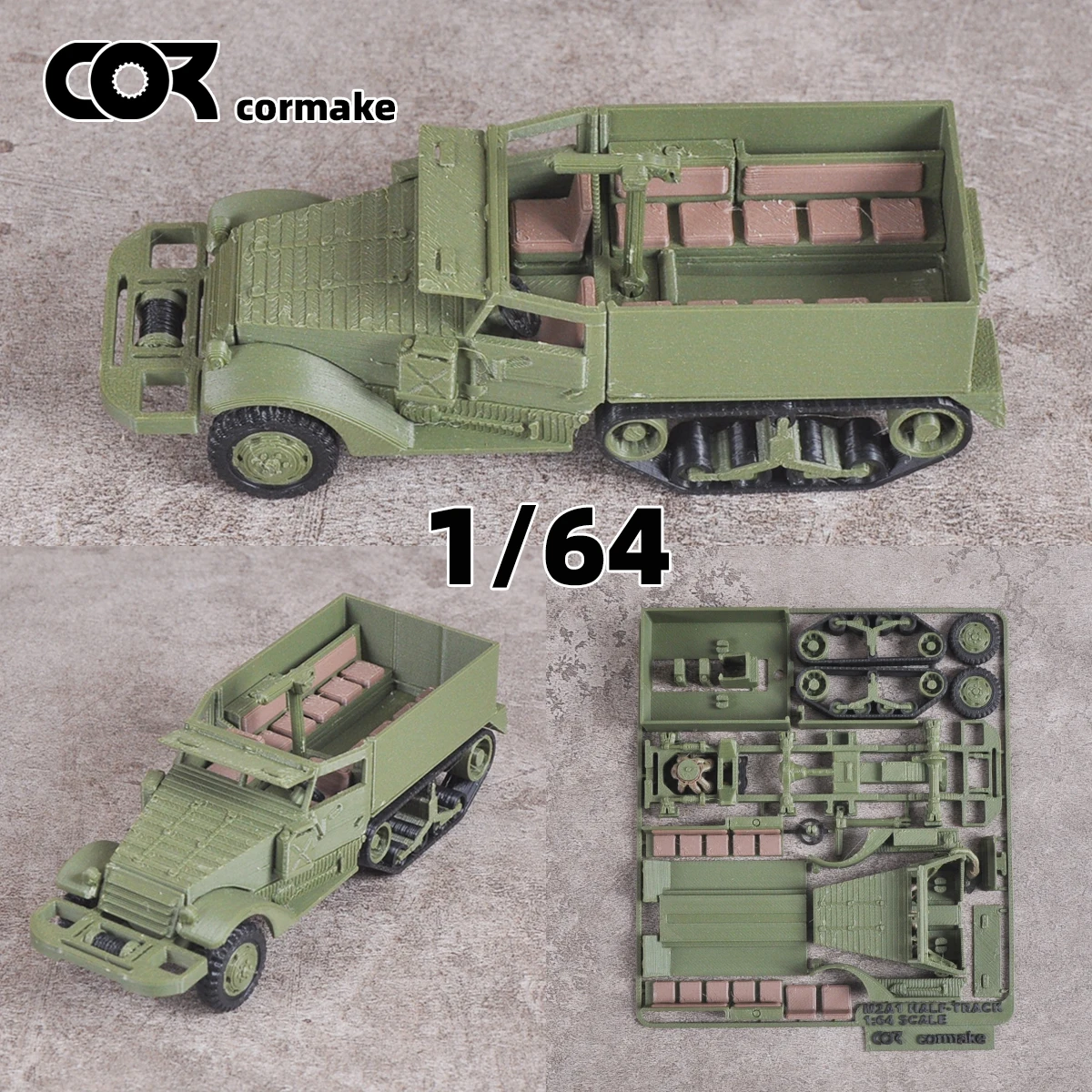 

Набор для сборки статичной пластиковой модели M16 AA-GUN APC 1/64