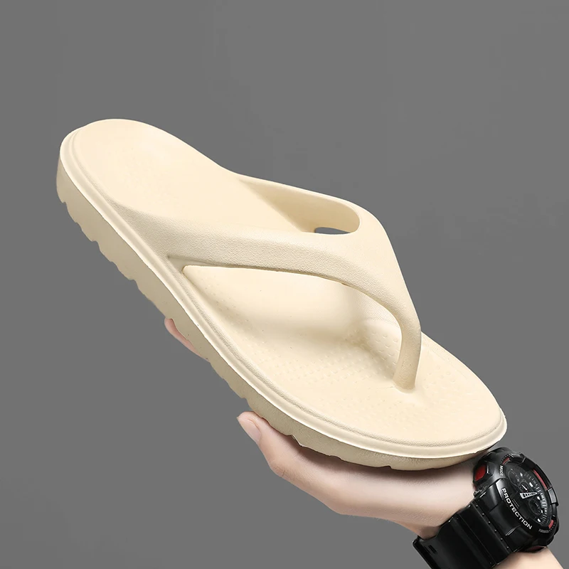 Men's Flip Flops Summer Casual Stylish Simple Male Shoes Flip Flops Daily Outdoor Beach Comfortable Sandals for Men