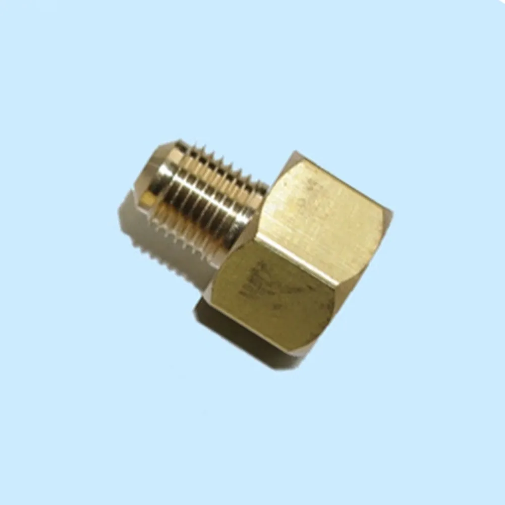 Refrigeration Charging Adapter  Brass Support 1/4\'\' SAE AG To G1/4\'\' IG Nitrogen Adapter Fittings For Air Conditioner