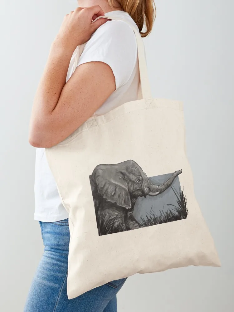

Elephant Tote Bag tote bag women Large bags for women Gift bags Canvas bag