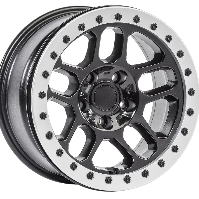 

17x8.0 4x4 Alloy Wheels Offroad Wheel PCD5x127 with Functional BeadLock