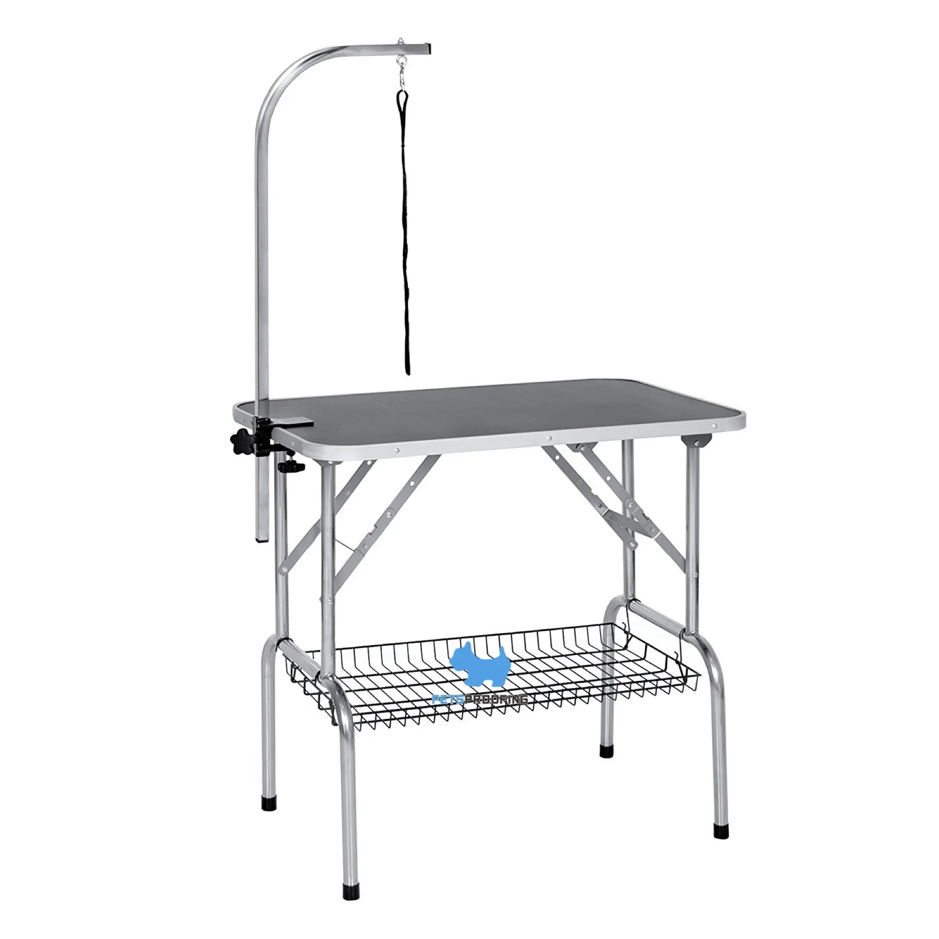 Stainless Steel Pet Grooming Table Foldable Grooming Table Non-slip Desktop Grooming Table