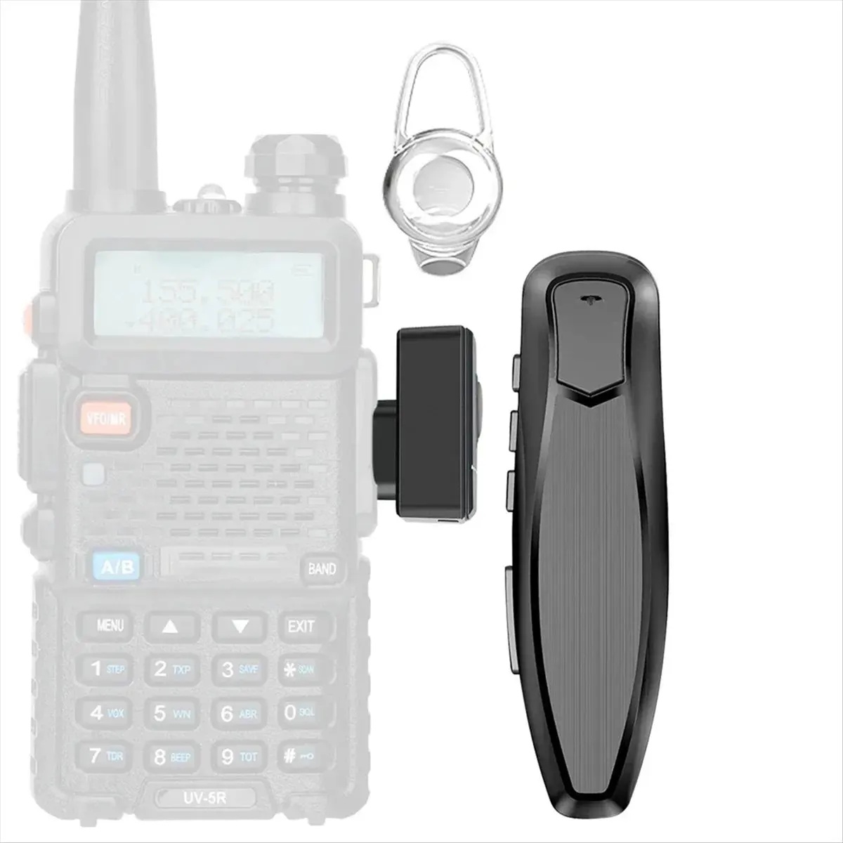 SWXF トランシーバー用ワイヤレス Bluetooth PTT ヘッドセット イヤホン ハンズフリー K プラグ UV-5R -888S 用