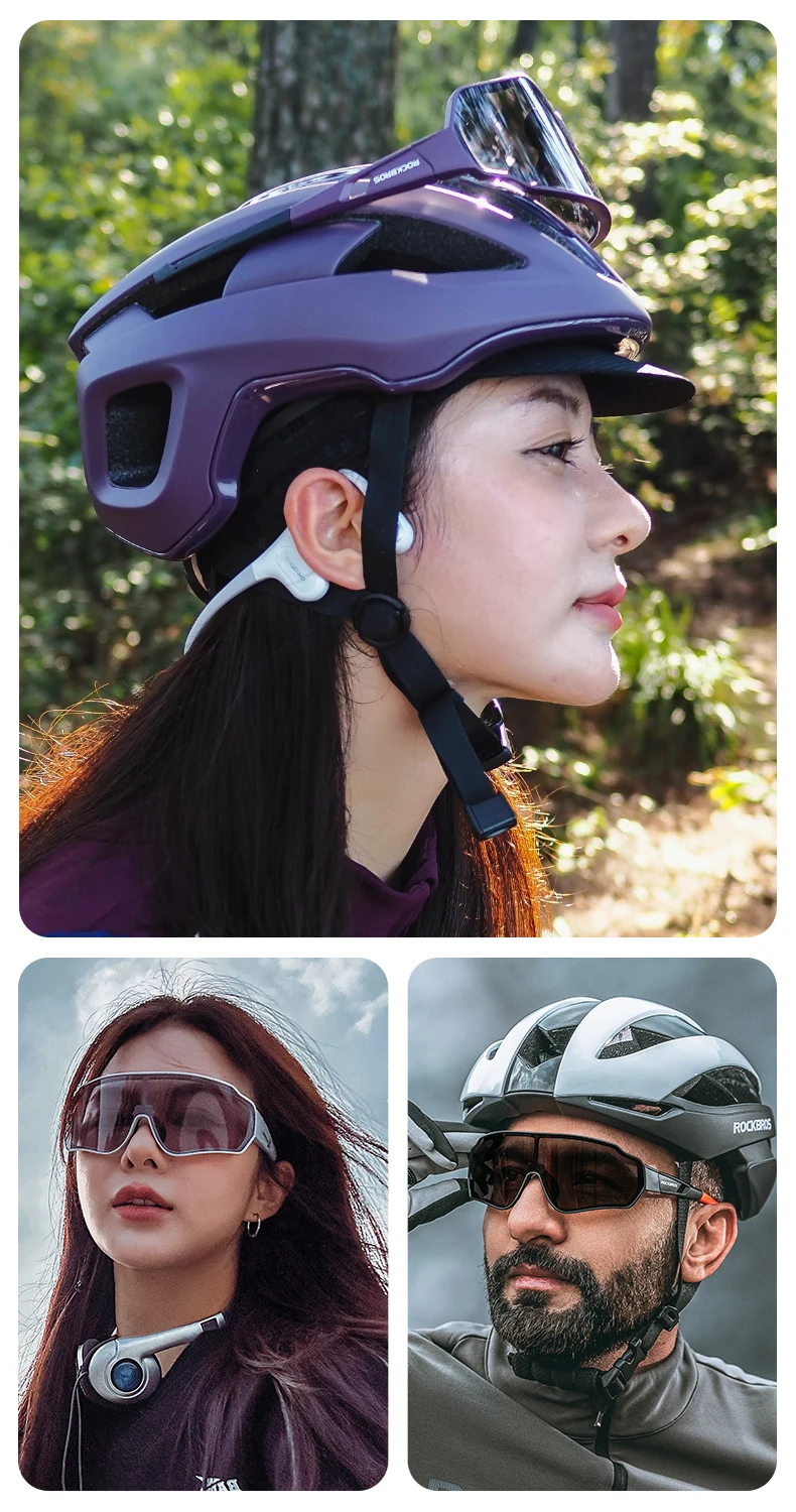 ROCKBROS Radfahren Gläser Männer Frauen MTB Straße Outdoor Sport Wandern Brillen Polarisierte Fahrrad Sonnenbrille Myopie Rahmen Fahrrad Brille – Detail 4