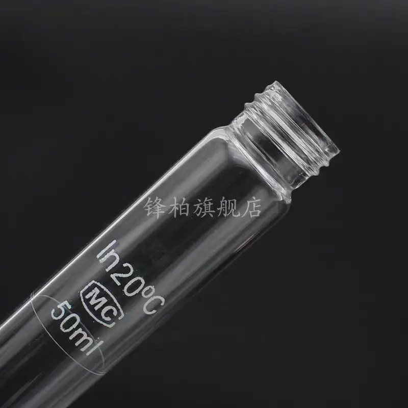 

Screw mouth colorimetric tube 10 25 50 100ml glass colorimetric tube laboratory with scale stopper and cover screw mouth scale t