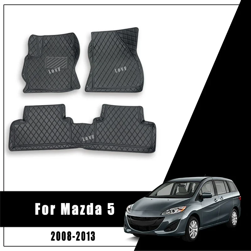 

Custom Rugs Pads Auto Interior Parts Car Floor Mats For Mazda 5 2008 2009 2010 2011 2012 2013 (5 Seats) Accessories Products