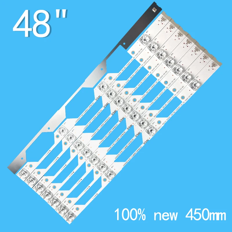 LED-Hintergrund beleuchtung Streifen für gic48lb14 _ 3030 f2.1 _ v 0,9 4c-lb4804-zm1 zm01j L48P1-CUD L48P1S-CF 48 p1fs 48 p1cfs lvf480nd1l