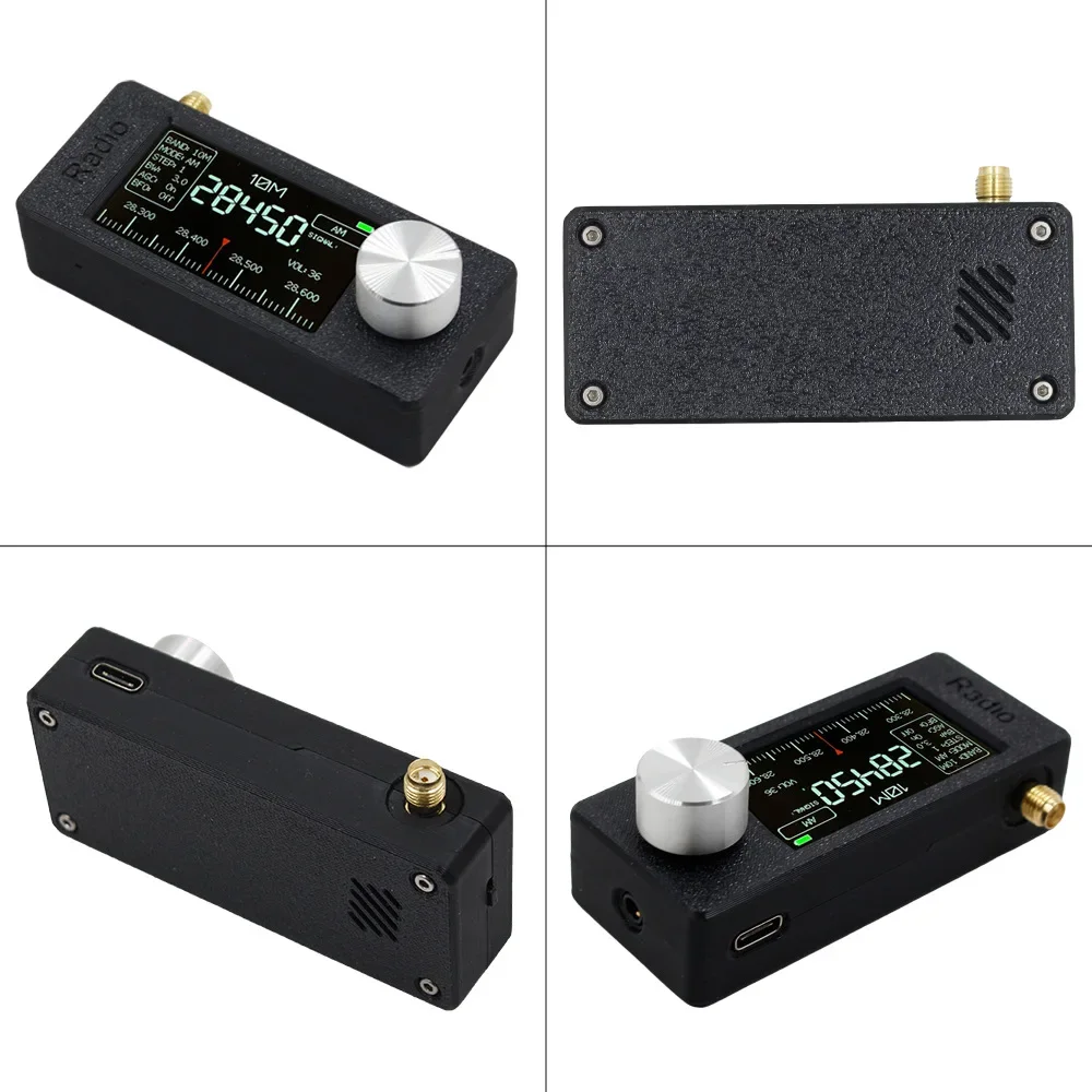 SI4732 0.5-108 ميجا هرتز LSB USB AM FM LSB USB AM FM جيب استقبال راديو محمول صغير