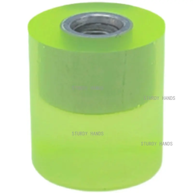 Stainless Steel Urethane Shock Absorption Buffer Nut with Polyurethane PU Coating Inner Thread Compression Block
