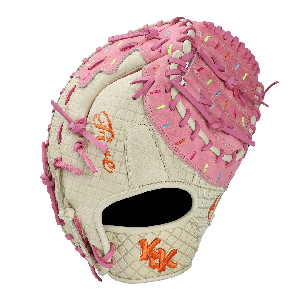 12.75 Inch Icecream Style Kip Leather Baseball Glove First Base Baseball Gloves Kip Leather Baseball Glove Leago Manufacturer