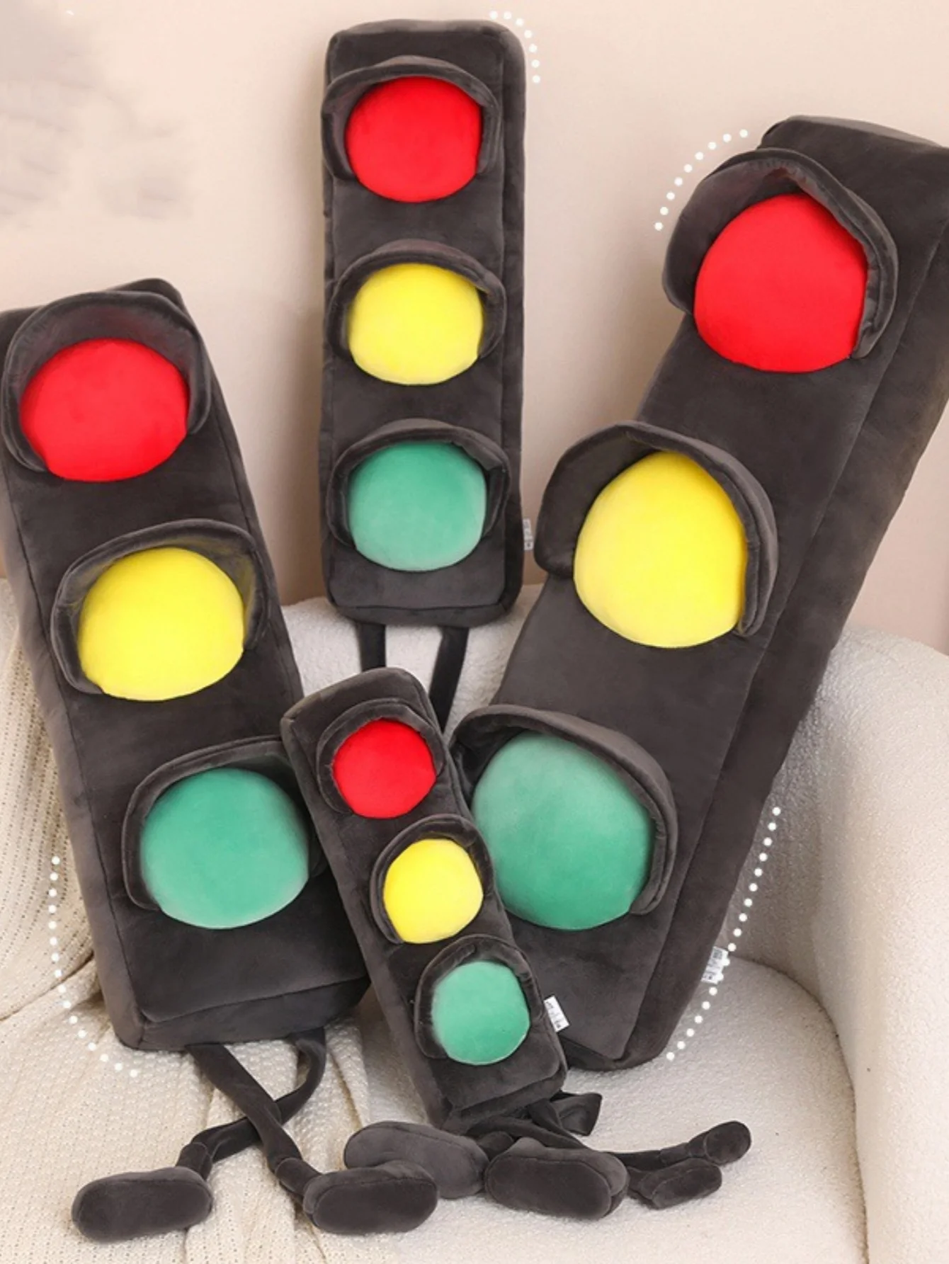 

Креативная подушка для светофора, подушка для сигнальной лампы, развивающая игрушка, обучающее пособие для занятий инструкцией, детская подушка для дивана