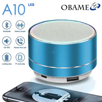 New Wireless Bluetooth Speaker Small Steel Cannon Subwoofer Portable Mini Gift Card Bluetooth Audio PC Laptops Outdoors Speaker