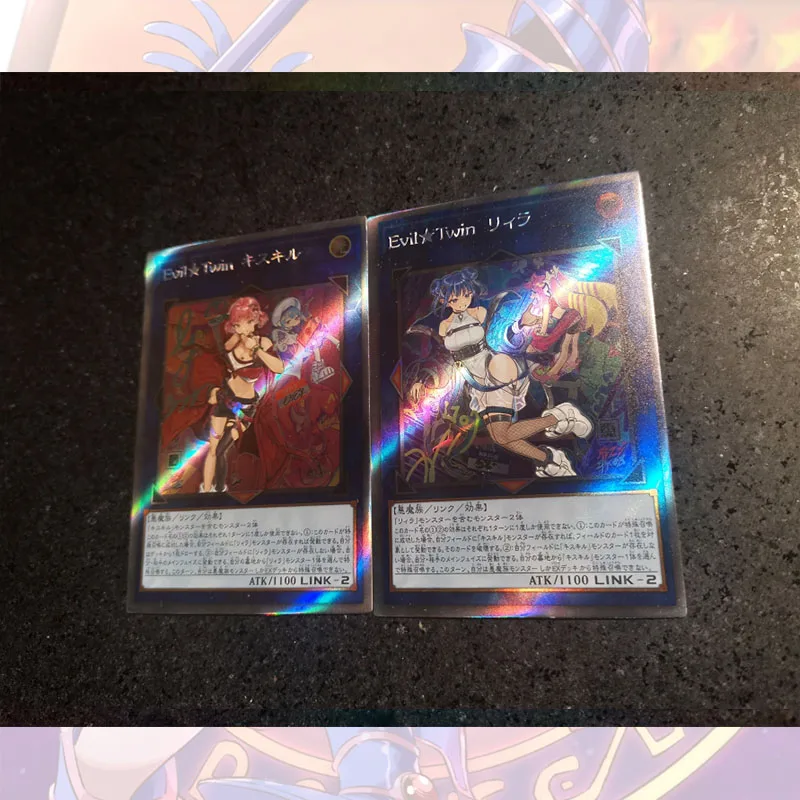 Anime Yu-Gi-Oh Wicked Twin Glass Jack Keeler Combo DIY homemade flash Game Collection boy surprise Birthday Christmas gifts