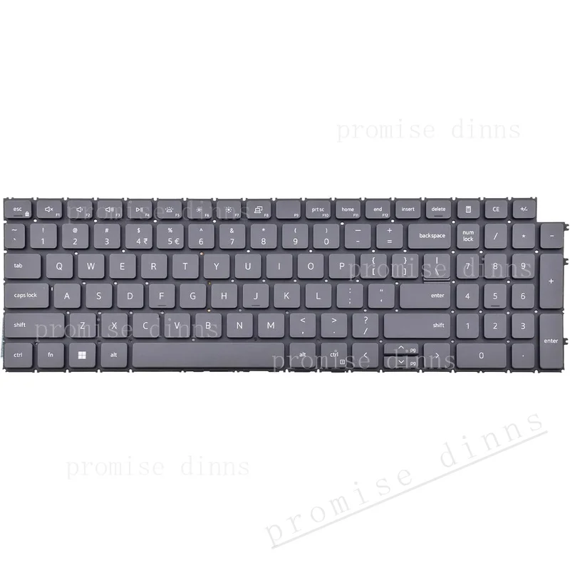 M  Keyboard for Dell Inspiron 15 3510 3511 3515 5510 5515 5518, inspiron 16 761 - view 4