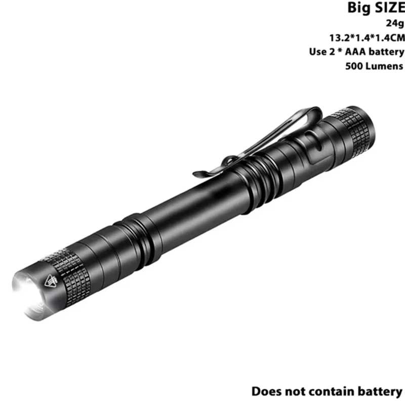 1PC Pen Doctor LED Flashlight Mini 13cm Portable White Light Dentist Nurse Torch Camping Hiking Adventure Out Flashlights image 2