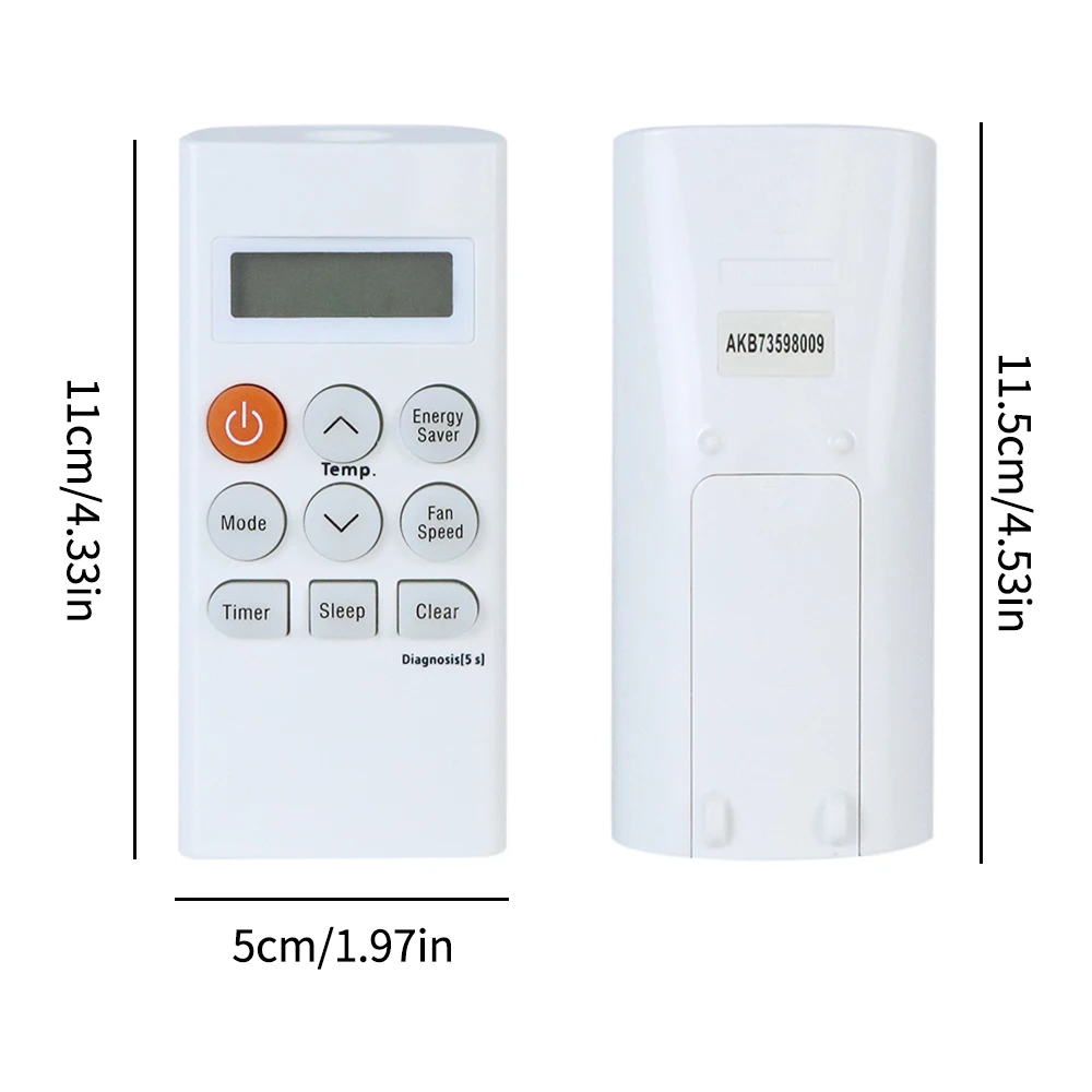 AKB73598009 Remote Control AC Cerdas Remote Control AC Pengendali Baru Universal