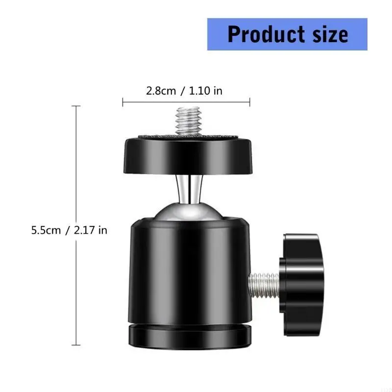 

Full Metal 360swivel штатив -головка с 1/4 винтовой резьбой для наружного активности