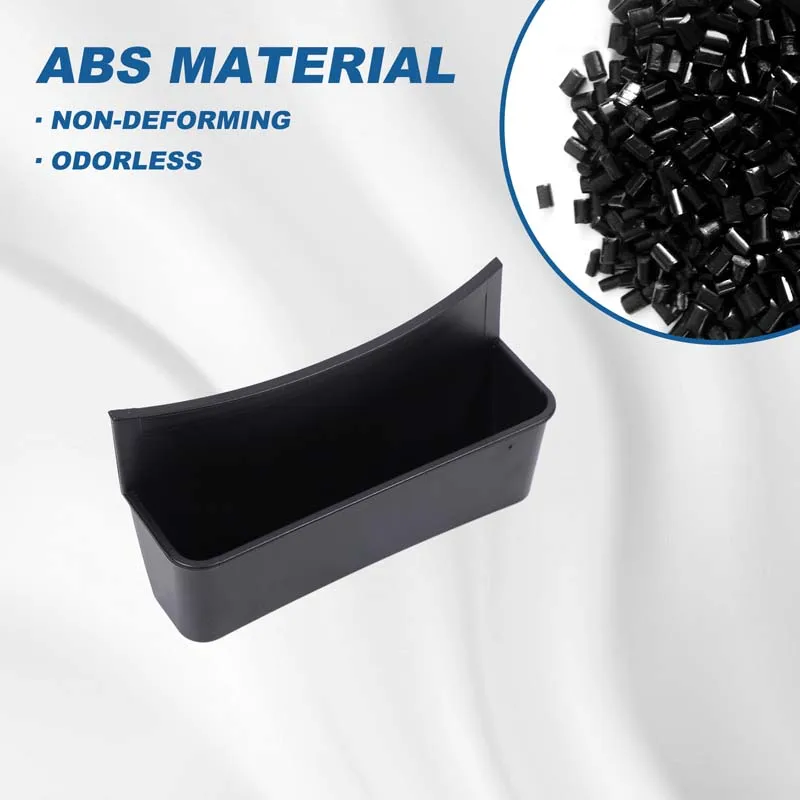 1 قطعة ABS الأسود لتويوتا تاكوما 2011-2015 سيارة التحكم المركزي درابزين صندوق الجبهة صندوق تخزين علبة الهاتف المحمول اكسسوارات السيارات #3